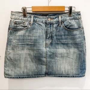 Gap denim mini skirt